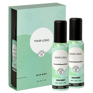 Spray WC Format Voyage Marque Blanche, Éliminateur d'Odeurs <span class=keywords><strong>de</strong></span> Toilettes aux Huiles Essentielles Naturelles, <span class=keywords><strong>Parfum</strong></span> pour WC - Product Image 1