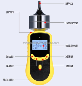 Détecteur de concentration d'ozone, de dioxyde de carbone et d'oxygène avec pompe USB, analyseur de VOC et d'ammoniac - Product Image 6