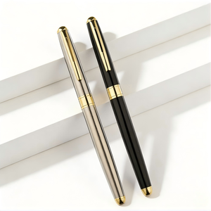 Hoogwaardige metalen gelpennen groothandel rollerball luxe signatuurpennen met aangepast logo geschikt als relatiegeschenken voor klanten - Product Image 1