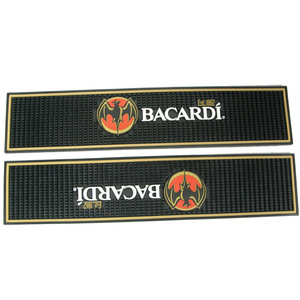 Manufacturer Promotion Personalized Brand Wine Custom Rubber <strong>Beer</strong> Drip Spill Soft PVC Silicone bar Runner Serving bar <strong>Mat</strong> - Product Image 2