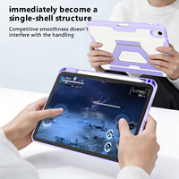 Étui magnétique antichoc pour tablette iPad 10e/11e génération A16 Air 5 10.9 Pro 11 pouces M2/M3/M4, support intelligent, moule privé, avec support pour stylet