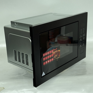 Four à micro-ondes multifonction 25L avec écran tactile en verre, installation encastrable pour cuisines domestiques et hôtels, 220V, véritable fonction grill intégrée - Product Image 1