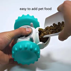 Eco-Friendly Plastic Treat Dispensing <b>Puzzle</b> Toy Interactive <b>Dog</b> and Cat Slow <b>Feeder</b> Balance Car Training Toy - Product Image 3