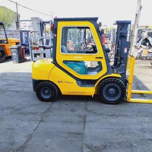 Montacargas Diésel Komatsu FWD 3T Usado en Venta, Mini Montacargas Original de Combustión Interna con Tracción 4x4, Neumáticos Sólidos/Neumáticos, 1 Año de Garantía - Product Image 3
