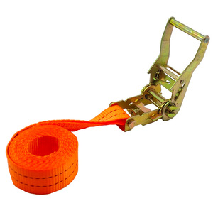 Ratchet Strap 38mm Polyester Belt Cargo Tie <b>Down</b> Tightener for Truck Loading - Product Image 5