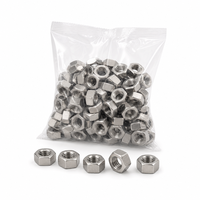 Écrous hexagonaux en acier inoxydable DIN934 A2/A4, norme métrique, pour fixation par boulons