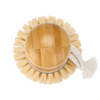 Éponge à vaisselle en bambou écologique, outil de nettoyage manuel en bambou, brosse de nettoyage créative à tête estampillée pour la cuisine domestique