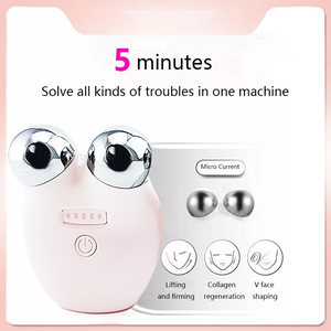 Chất lượng cao Microcurrent massager mặt nâng da thắt chặt mặt chống nhăn mặt đường viền thiết bị massage vi điêu khắc - Product Image 4