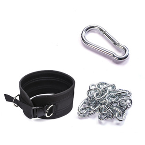 2026 Custom Logo Gym Fitness <b>Exercise</b> Weighted <b>Belt</b> Cowhide Breathable Weightlifting Dipping Steel Chain Nylon Deep Pull <b>Belt</b> - Product Image 4