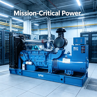 Generador Diésel de Carga Masiva de 2900kW, 60Hz, 480V, Clase H NEMA, Generador de Grado 2200 para Centros de Datos