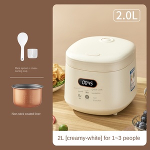 Nouvelle Conception Cuiseur à Riz Automatique en Alliage d'Aluminium Capacité 5.1-6.0L Faible Teneur en Sucre Adapté aux Diabétiques Portable Électrique Domestique - Product Image 2