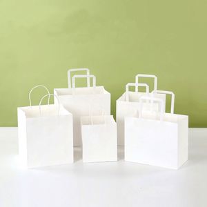 Bolsas de Papel Kraft para Llevar Comida, al por Mayor, de Grado Alimenticio, Reciclables, con Logotipo Personalizado, Impresas en Offset, con Asas de Mano - Product Image 6