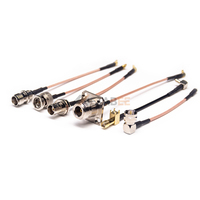 Sma Bnc N Tnc Connecteur d'angle mâle N Femelle Kabel Câble coaxial Rg58 Ts9 Sma Bnc F Connecteur mâle Câble coaxial d'extension