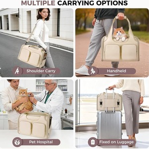 Lightweight Crossbody Pet Carrier - Breathable Handheld Bag for Small & Medium Dogs - Product Image 4
