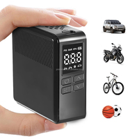 Nouvelle pompe à air électrique sans fil portable mini rapide en plastique pour pneus 150 psi, gonfleur de pneus, test de pression pour motos
