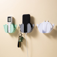 Boîte de rangement créative durable et peu encombrante pour téléphone portable, crochet pour support mural, vente en gros
