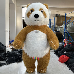 Costume da passeggio gonfiabile <span class=keywords><strong>marrone</strong></span> 2m/2.6m/3m Costume da mascotte dell'orso Panda che pubblicizza un simpatico abito animale - Product Image 6