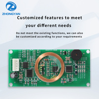 Modul Komunikasi Frekuensi Ganda 125khz dan 13.56mhz Antarmuka USB RS232 UART Modul Pembaca Kartu Pintar Antena RFID