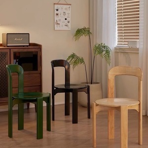 Silla de Comedor de Madera Zxm, Silla con Respaldo para Sala de Estar, Silla Sencilla para Negociaciones en Casa - Product Image 2