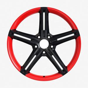 Ruedas de aluminio forjado GVICHN 20 21 22 pulgadas 5X114.3 ruedas de aleación roja y negra para <span class=keywords><strong>Maserati</strong></span> Ferrari Panamera <span class=keywords><strong>Cayenne</strong></span> - Product Image 2