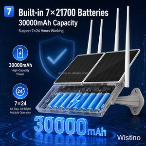Routeur solaire 4G Wistino 30W avec double panneau 30000mAh, système de <span class=keywords><strong>surveillance</strong></span> par caméra, caméra IP extérieure double bande 5GHz 2,4GHz - Product Image 6