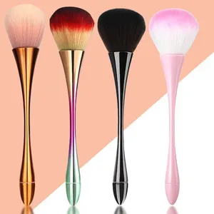 1 ud. Cepillo suave para polvo de uñas, limpiador de polvo para arte de uñas, removedor de polvo, cepillo de maquillaje, herramientas de manicura coloridas - Product Image 3