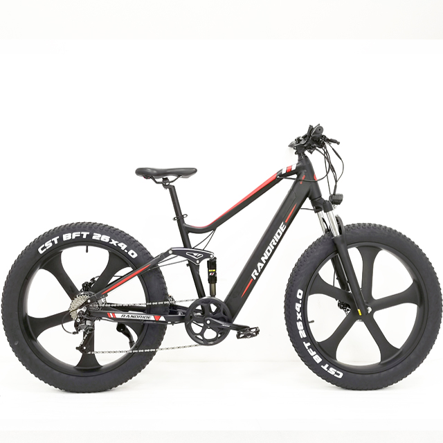 EU-Lager 26 Zoll Fett reifen Elektro fahrrad Fahrrad Voll federung 1000w Elektro Mountainbike