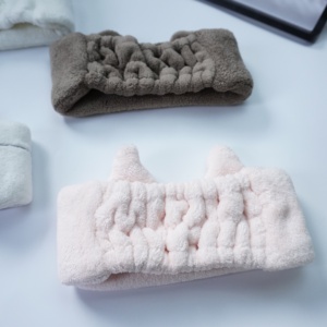 دش حمام مرن رقيق الباندا عقال ماكياج غسل الوجه رئيس التفاف الأذن لطيف للنساء - Product Image 5