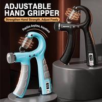 Entrenador de Fuerza de Dedos Ajustable de 5-60 KG, Portátil, de Metal y Silicona, con Logotipo Personalizado, Venta al Por Mayor