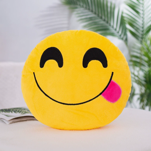 Coussin en peluche avec expression de sourire, oreiller moelleux et doux, jouet amusant à visage drô<span class=keywords><strong>le</strong></span> pour la maison, <span class=keywords><strong>le</strong></span> canapé, les enfants, <span class=keywords><strong>le</strong></span> sommeil, cadeau - Product Image 6