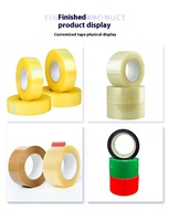 Échantillon gratuit Impression de logo de marque personnalisé Fournisseur de rouleaux géants Ruban d'emballage Bopp fragile imprimé adhésif étanche