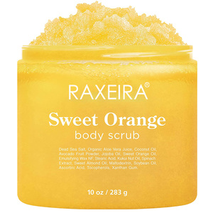 Wholesale Private Label Nature Sweet <strong>Orange</strong> Exfoliating Salt Body <strong>Scrub</strong> for All Skin Care - Product Image 1