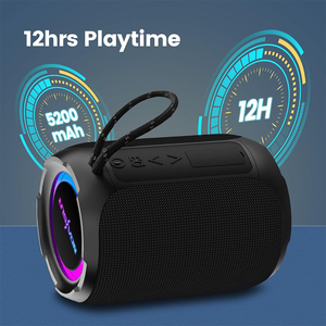 Loa di động không dây 40W RGB, chống nước IPX7, loa ngoài trời, đèn LED RGB, âm trầm sâu, mini, kết nối <span class=keywords><strong>USB</strong></span>, dùng cho tiệc tại nhà - Product Image 2