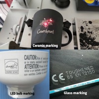 Máquina de grabado láser, máquina de marcado láser para marcar el número de lote del logotipo en cables de plástico negro gris blanco