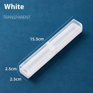Elegante estuche de plástico transparente para bolígrafos y caja de lápices Solución de almacenamiento de pluma estilográfica con estilo - Product Image 6
