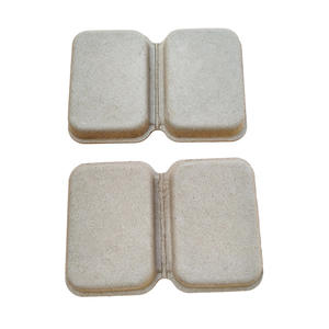 ถาดกระดาษย่อยสลายได้ บรรจุภัณฑ์เยื่อกระดาษขึ้นรูป บรรจุภัณฑ์ขวดไวน์แบบเยื่อขึ้นรูป ถาดรองด้านใน บรรจุภัณฑ์ด้านใน ป้องกันสำหรับกล่องของขวัญ - Product Image 5