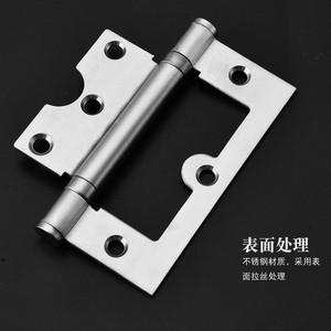 บานพับสแตนเลส 4 นิ้ว 304 บานพับประตูหน้าต่างสไตล์ยุโรปพร้อมแบริ่งคู่ - Product Image 3
