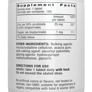 תוספי אבץ oem עבור בריאות חיסונית מבוגרים שיפור מטבוליזם תמיכה טבליות אבץ פיקולינט אבץ - Product Image 3