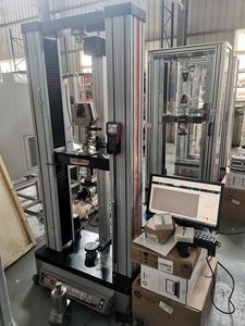 5KN 10KN 20KN 50KN מכונת בדיקת מתיחה אוניברסלי אלקטרוני כפול עמודה - Product Image 2