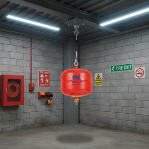 Dispositivo de Extinção de Incêndio a Gás Heptafluoropropano Estilo Chão Acessórios de Extintor de Incêndio em Aço FM200 - Product Image 5