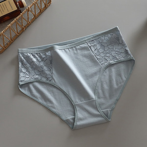 Culottes en coton bio pour femmes 4XL, durables, douces, respirantes, sous-vêtements féminins de haute qualité, confortables, vente en gros - Product Image 4