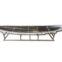 Grand bateau de pêche en plastique, moule roto,
