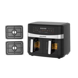 OULEMEI Friteuse domestique en acier inoxydable à double zone Baskest Air Fryer - Product Image 6