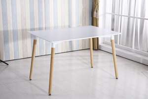 Meuble décoratif irisé Table pliable arc-en-ciel Table de salon ronde colorée en acrylique Table pliable d'appoint - Product Image 6