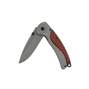 Navaja Plegable <span class=keywords><strong>de</strong></span> Bolsillo, Navaja Plegable Grabada en Madera, Herramienta <span class=keywords><strong>de</strong></span> <span class=keywords><strong>Supervivencia</strong></span> para Exteriores, Acero Inoxidable - Product Image 3