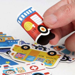 Kindergarten Early Educational <b>Creative</b> Fun Activities Homeschool Magnetic Puzzle Book Animal Learning Toys for Kids - Product Image 6