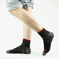 Chaussettes de course professionnelles transfrontalières en nylon tricoté pour jeunes, cyclisme en extérieur, basketball, compression élastique, absorbant la transpiration