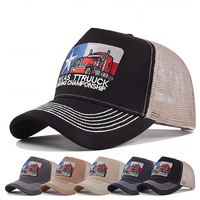 Gorra Trucker de Texas Bordada Personalizada al por Mayor, con Frente de Espuma y Malla, Cierre Ajustable, Gorra de Campeonato de Conducción Unisex para Hombres y Mujeres, OEM