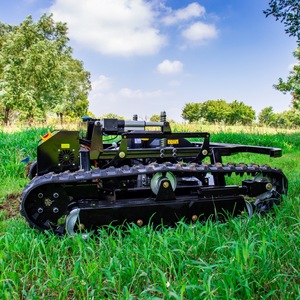 1000 Tank-<b>Tracked</b> Self Propelled Cordless Remote-Control Lawn Mower Flat Blade Industrial Grade for & Orchard Maintenance 1000 <b>T</b> - Product Image 2