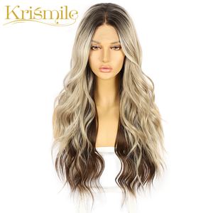 Freedom — <span class=keywords><strong>perruque</strong></span> synthétique longue ondulation naturelle, cheveux Ombre bruns, en Fiber résistante à la chaleur, pour femmes, usage quotidien pour fête, Cosplay - Product Image 1